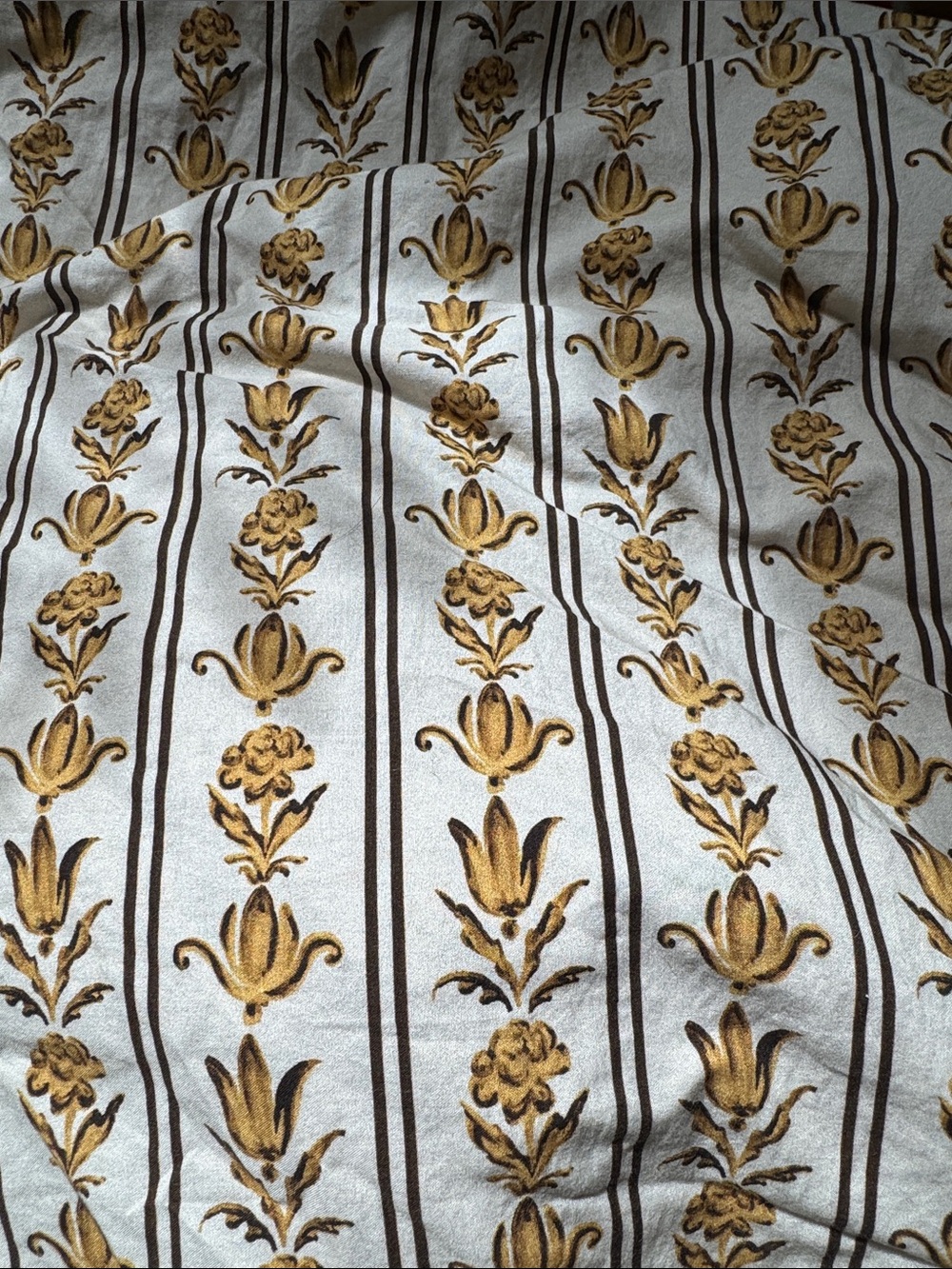 MINDTHEGAP Anthropologie Queen Cotton Percale Floral Sheet Set